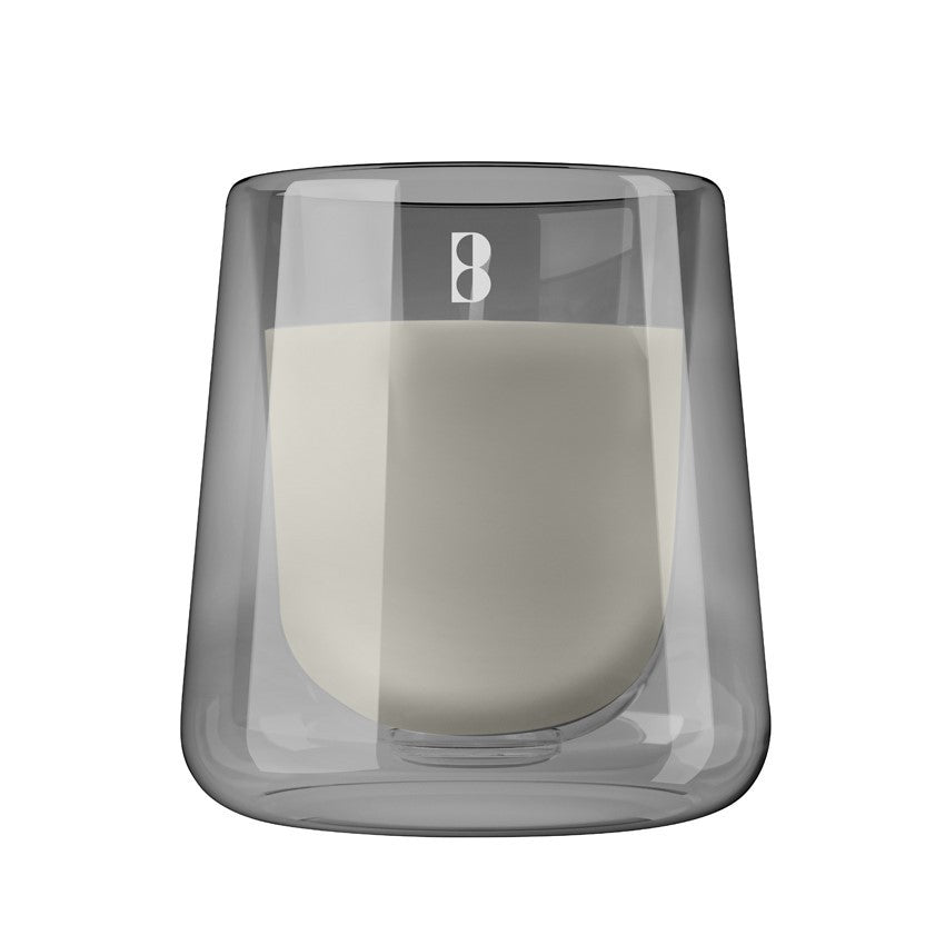 Grey Glass Bolsius Clean Light Starter Kit - Cypress &amp; Amber