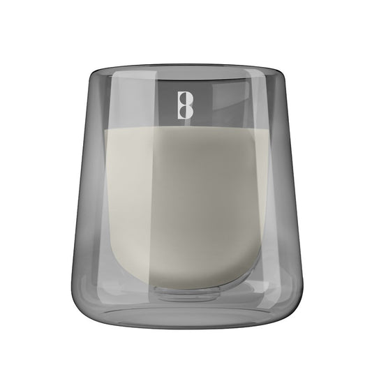 Grey Glass Bolsius Clean Light Starter Kit - Cypress &amp; Amber