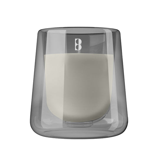 Grey Glass Bolsius Clean Light Starter Kit - Cypress and Amber