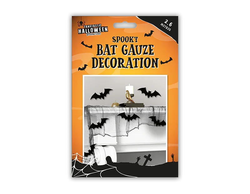 Spooky Bat Gauze Decoration