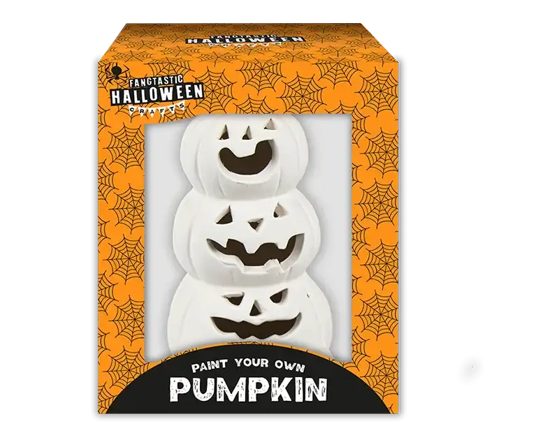 Halloween Paint Your Own Pumpkin Decoration