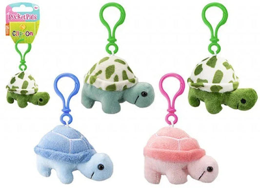 Cute and Colourful Turtle Clip On  (11cm)