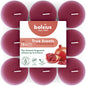 Bolsius True Scents Clear Cup Tealights- Pomegranate (18 Pack)