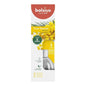 Bolsius True Scents Mimosa reed diffuser with yellow flowers, long-lasting home fragrance.