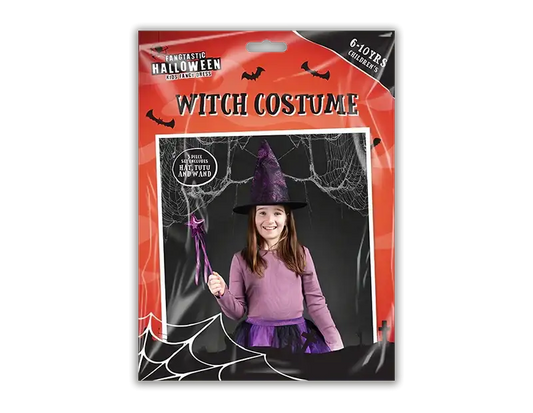 Childrens Witch Costume (6-10 Years)