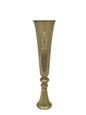 Antique Gold Creation Metal Table Centre Vase (60cm)