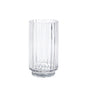 Clear Rochelle Fluted Cylinder Glass VaseÂ (21cm)