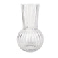 Clear Rochelle Fluted Vase with Onion Base (28cm)