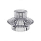 Clear Imogen Dual Glass Candle Holder (5cm)