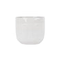 Hortus White Bordeaux Stoneware Pot (20cm H x 22cm Dia)