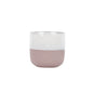 Hortus Pink &amp; White Bordeaux Stoneware Pot (16cm H x 17cm Dia)