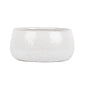 Hortus White Bordeaux Stoneware Pot (13.5cm H x 25.5cm Dia)