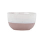 Hortus Pink &amp; White Bordeaux Stoneware Pot (14.5cm H x 25cm Dia)