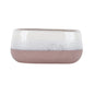 Hortus Pink &amp; White Bordeaux Stoneware Pot (13cm H x 26cm Dia)