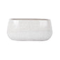 Hortus White Bordeaux Stoneware Pot (13cm H x 26cm Dia)