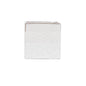 Hortus White Bordeaux Stoneware Cube (16cm H x 16.5cm W)