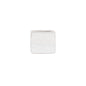 Hortus White Bordeaux Stoneware Cube (9.5cm H x 10.5cm W)