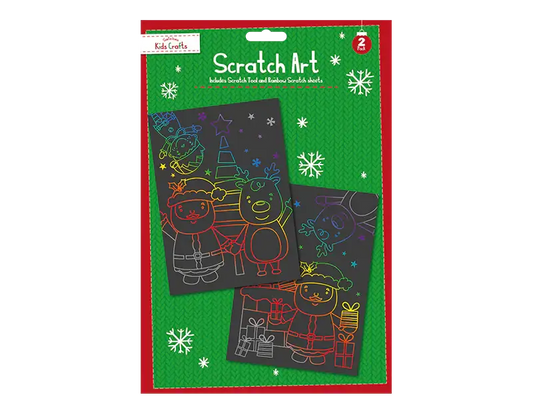 Christmas Scratch Art
