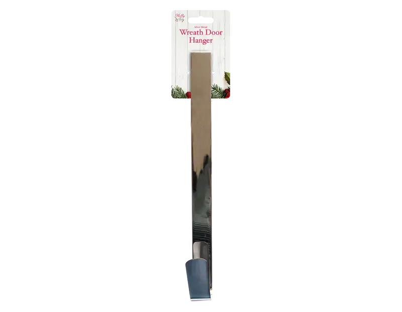 Silver Wreath Door Hanger