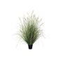 Artificial ornamental grass plant in black pot for home décor