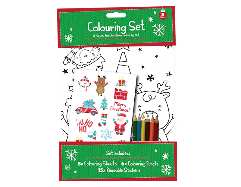 Festive Colouring Set