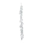 Glitter Leaf Garland - Silver (180cm)