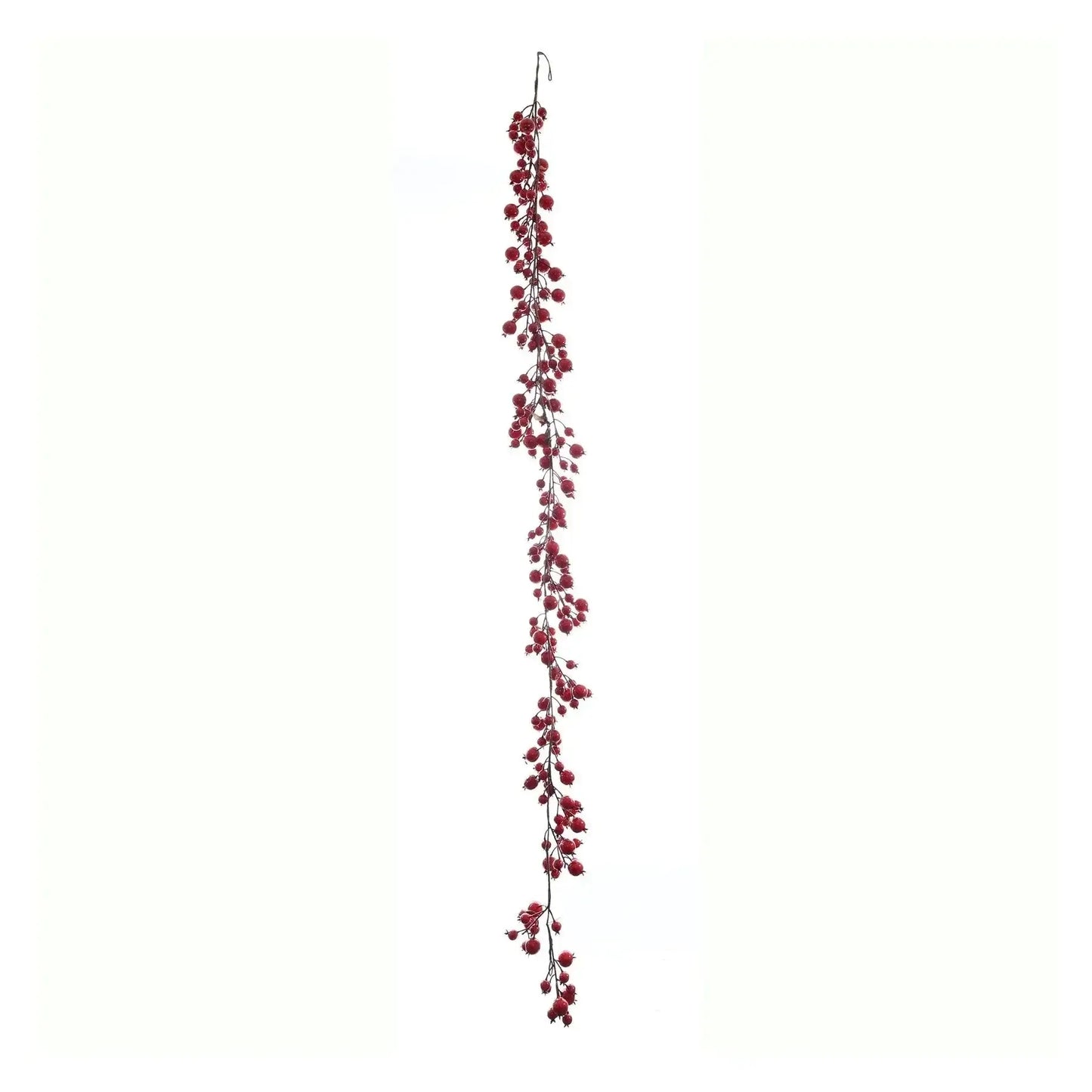 Red berry garland for festive home décor or seasonal decoration