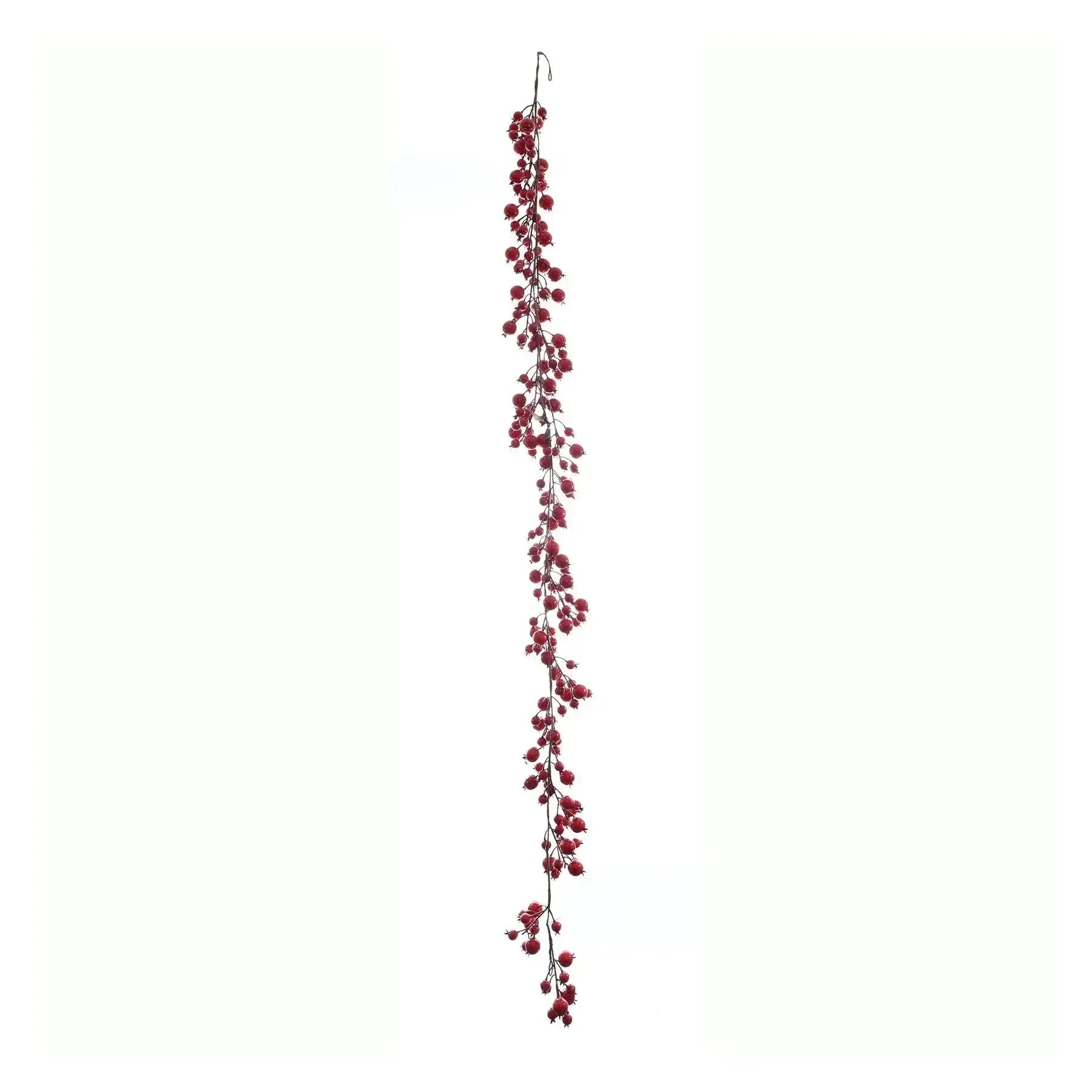 Red berry garland for festive home décor or seasonal decoration