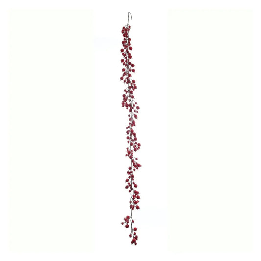 Red berry garland for festive home décor or seasonal decoration