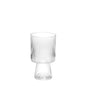 Clear Raised RibbedÂ Vase (25cm)