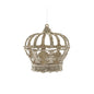 Glitter Crown Hanging Decoration - Gold (18cm)