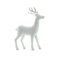 Glitter Standing Reindeer - White (45cm)