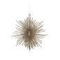 Glitter Firework Hanging Decoration - Gold (15cm)