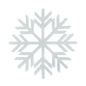 Discover the White Snowflake Hanging Decoration (45cm) at Bristow Direct