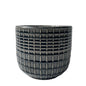 Hortus Grey Braga Pot (13cm H x 13.5cm Dia)