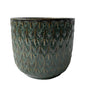 Hortus Nazare Olive Green Pot (16cm H 18cm Dia)