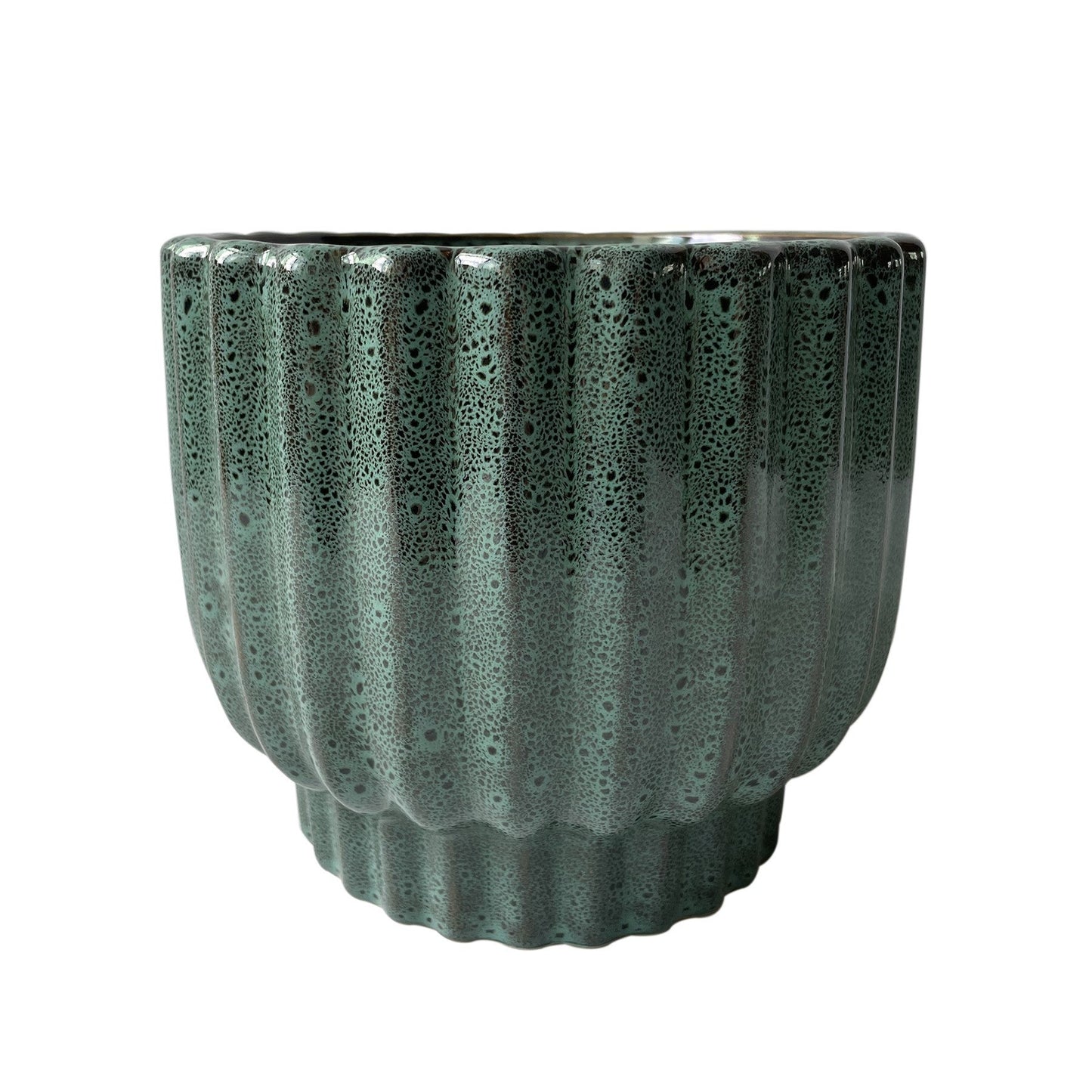 Hortus Olive Green Barcelos Pot (10cm H x 10.5cm Dia)