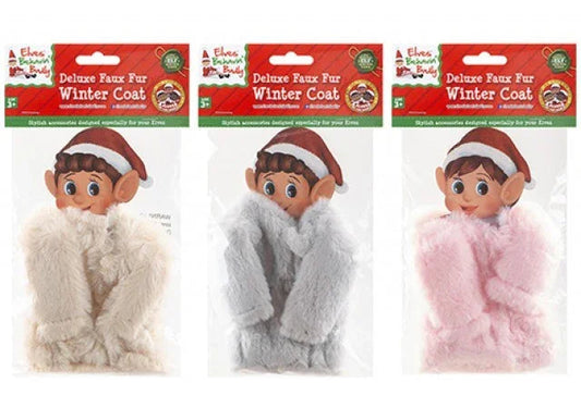 Naughty Elf Fur Coat (Assorted)