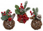 Hanging Floral Ball Decoration (Assorted)