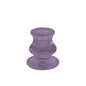 Lilac Eliza Glass Taper Candle Holder (6cm)