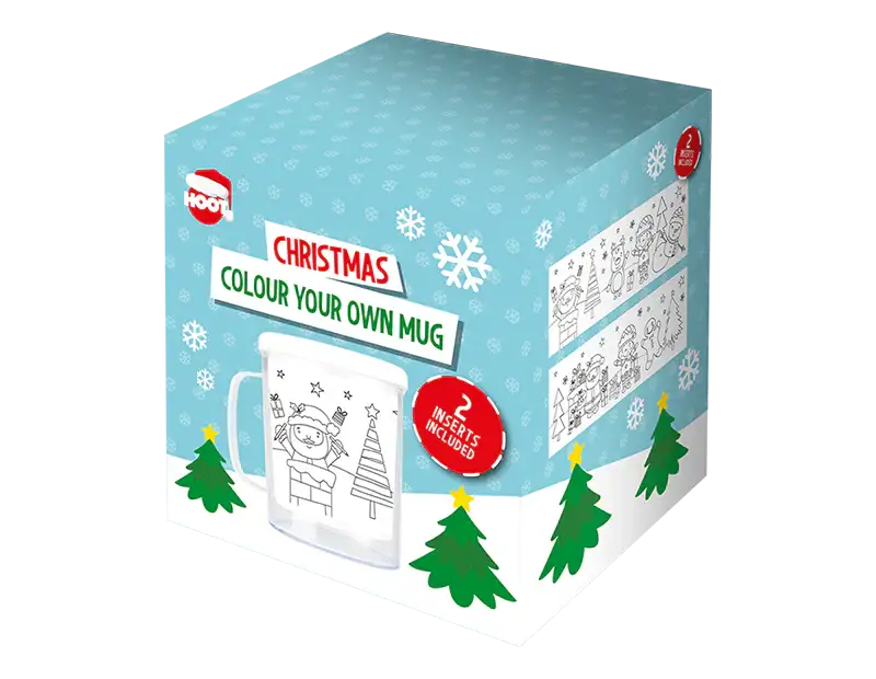 Colour Your Own Christmas Mug