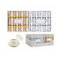 Pack of 8 Silver or Gold Saucer Crackers