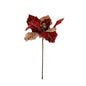 Poinsettia Pick - Red &amp; Gold
