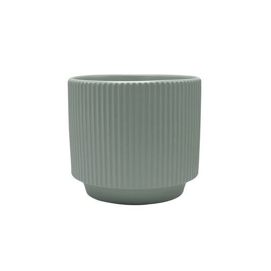 Matt Grey Hortus Tokyo Pot (16x14cm)