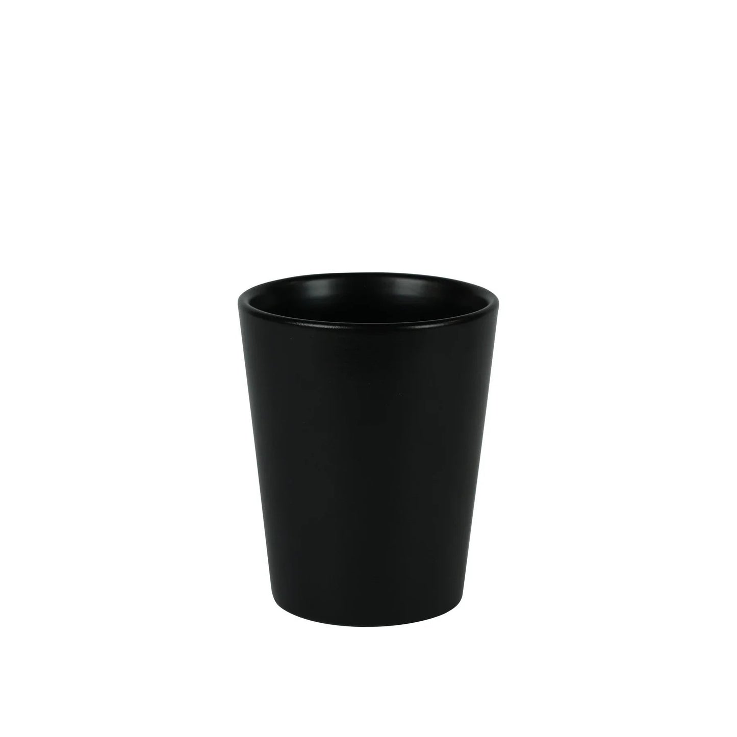 Hortus Vienna Matt Black Ceramic Pot (12cm)
