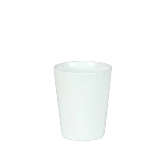 Hortus Vienna Glossy White Ceramic Pot (12cm)