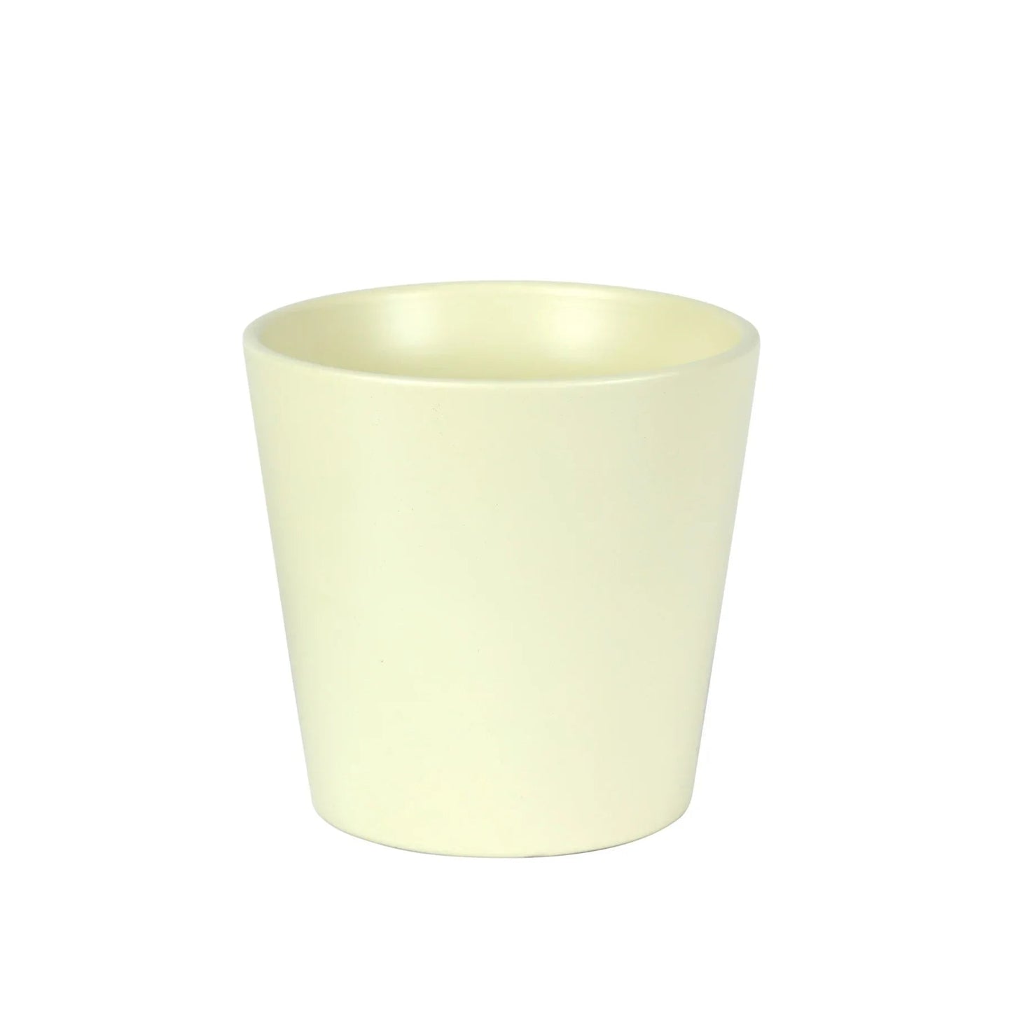 Hortus Vienna Matt Cream Ceramic Pot (15cm)