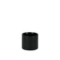 Hortus Sofia Glossy Black Ceramic Pot (7cm)