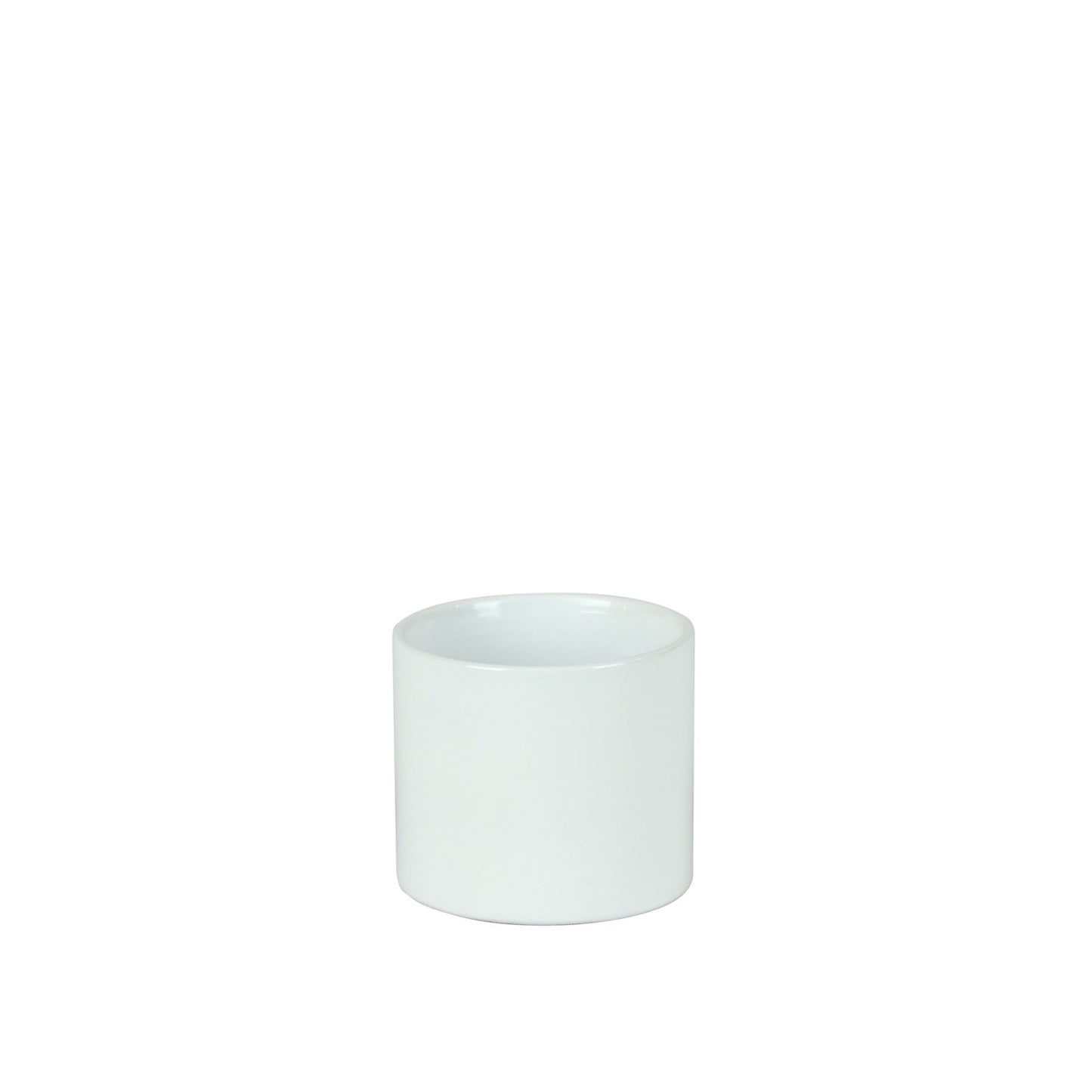 Hortus Sofia Glossy White Ceramic Pot (7cm)