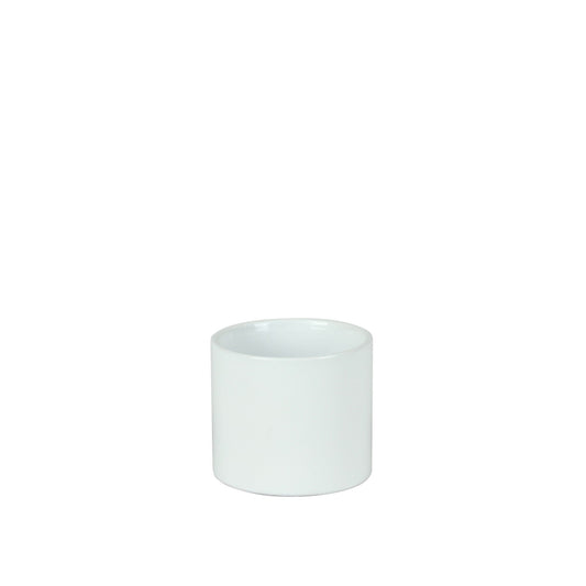 Hortus Sofia Glossy White Ceramic Pot (7cm)